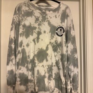Gray Tie-Dye Sweatshirt